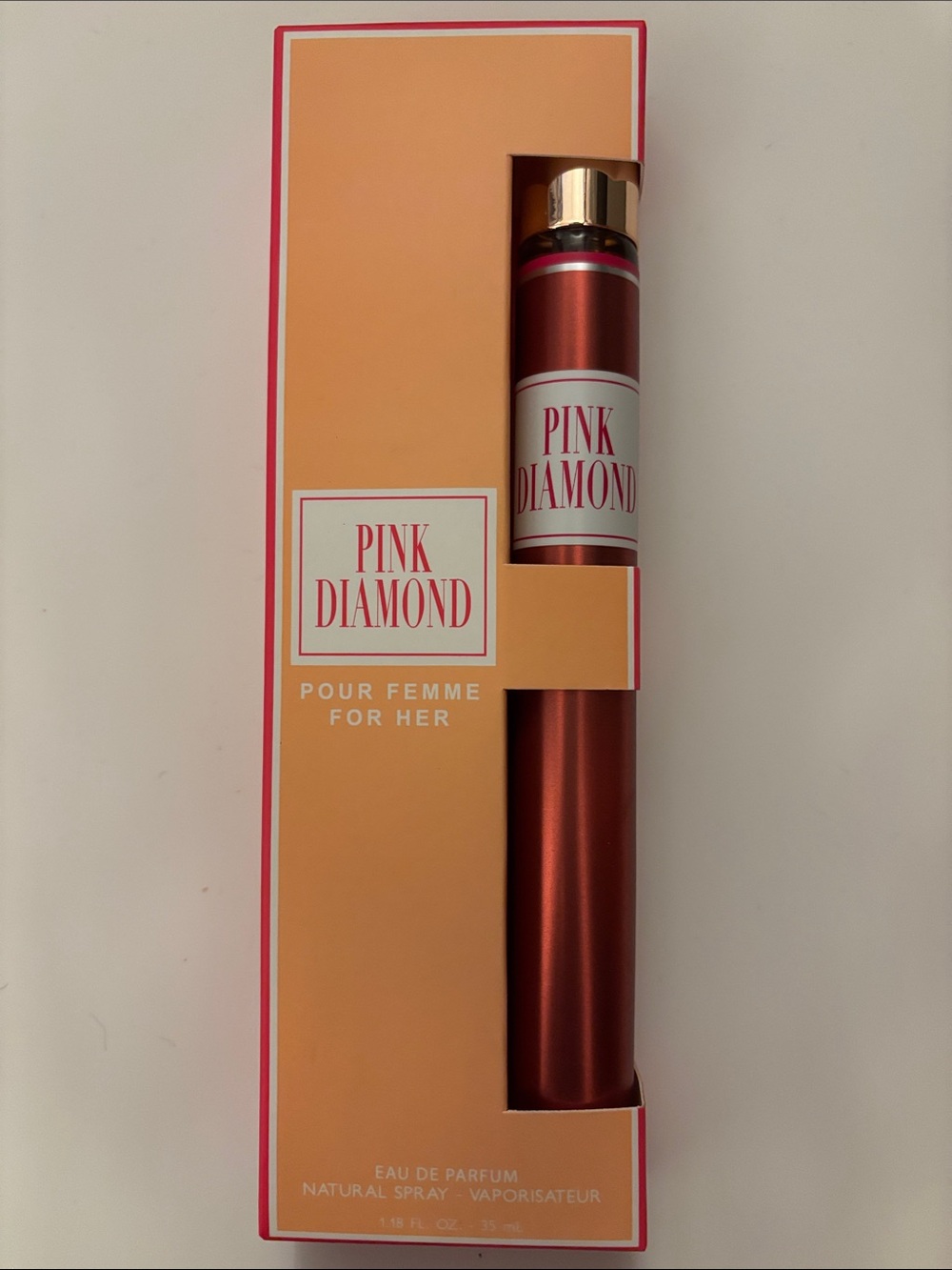 Pink Diamond Women's Travel Spray in Coral Pink - Pink Diamond